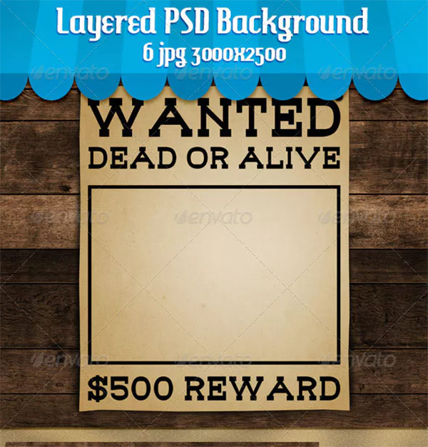 Wanted Poster Background