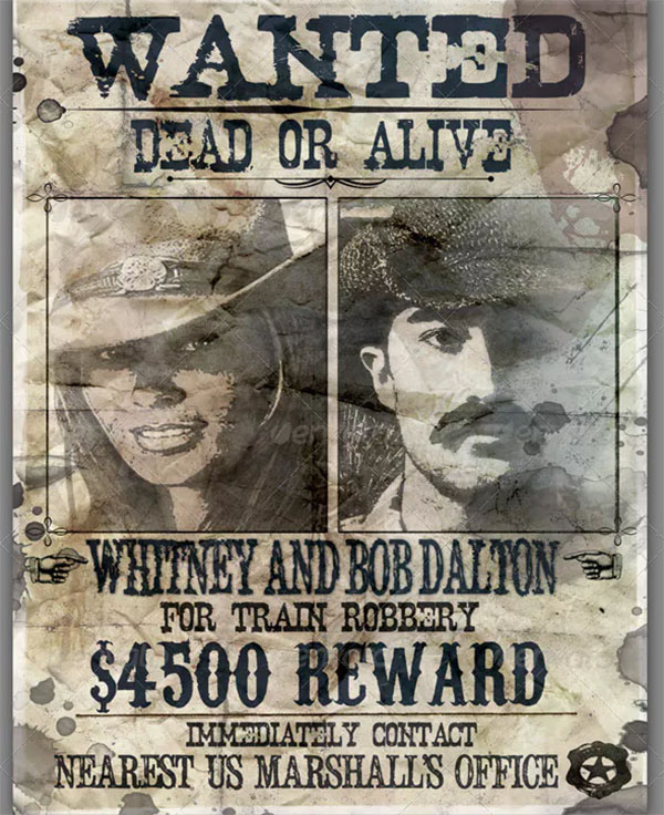 Wanted Poster Singles and Couples