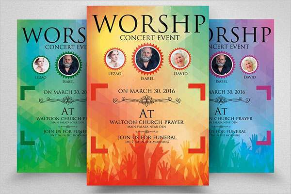 Worship Church Flyer Template