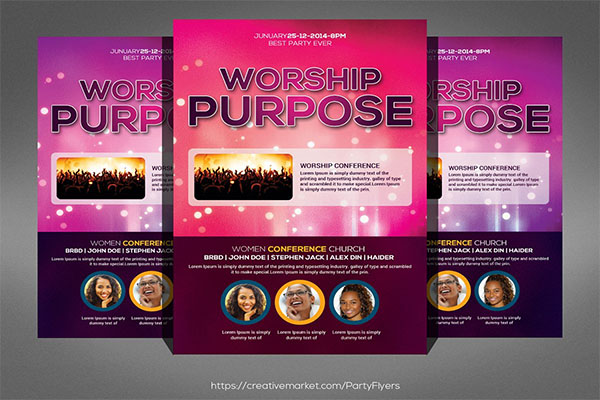 Worship Church Flyer