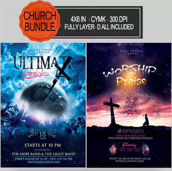 Worship Flyer Bundle