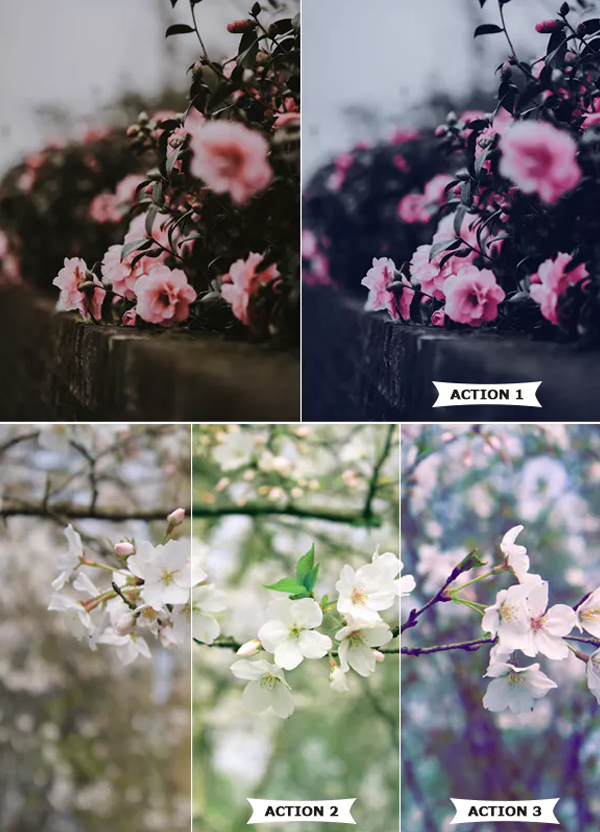 25 Spring Photoshop Actions