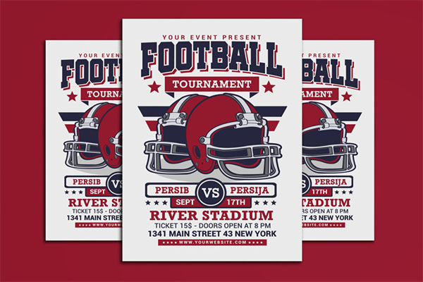 American Football Tournament Flyer