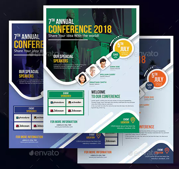 Annual Conference Flyer Template