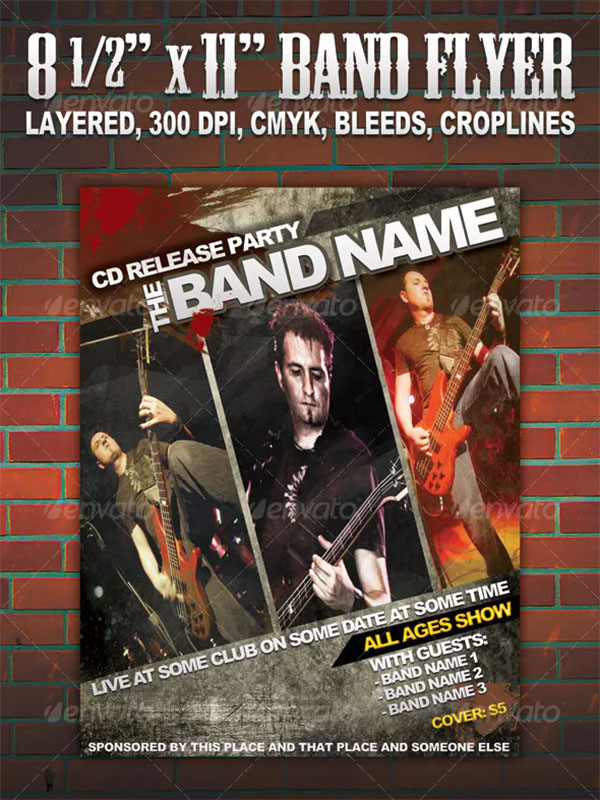 Band Flyer and Poster Template