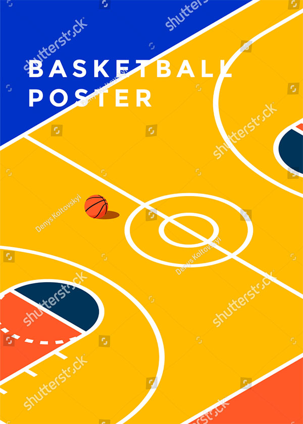 Basketball Vector Tournament Template