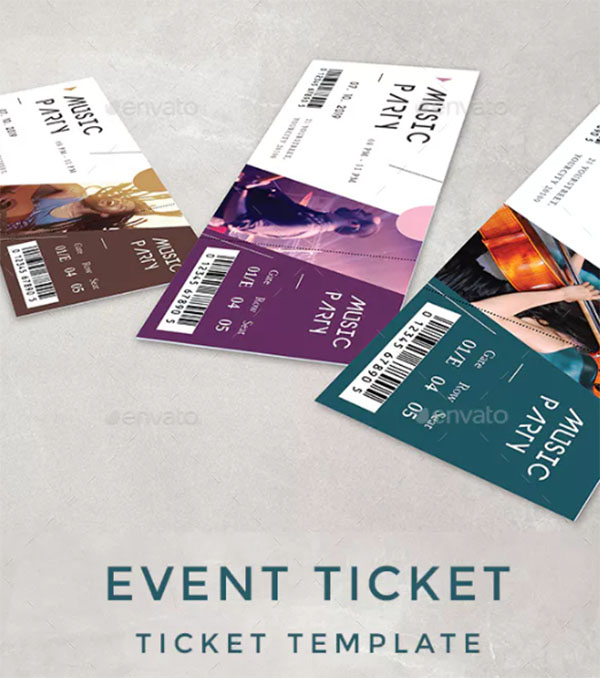 Business Event Ticket Template