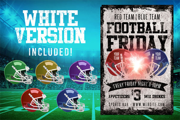 Chalk Football Friday Flyer