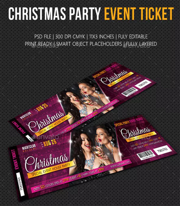 Christmas Party Event Ticket