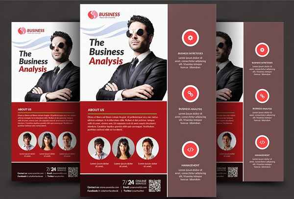 Clean & Creative Lawyer Firm Business Flyer Template