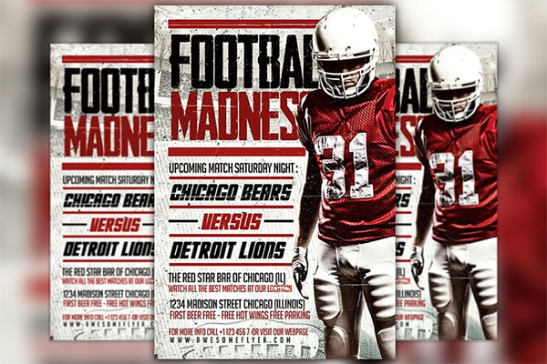 Football Madness Flyer Template