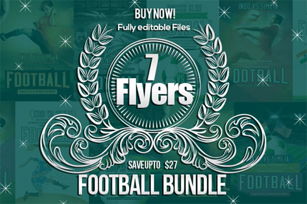 Football Match Flyer Bundle