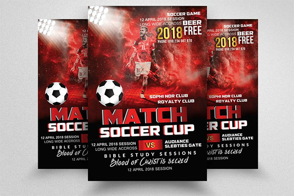 Football Match Flyer Templates