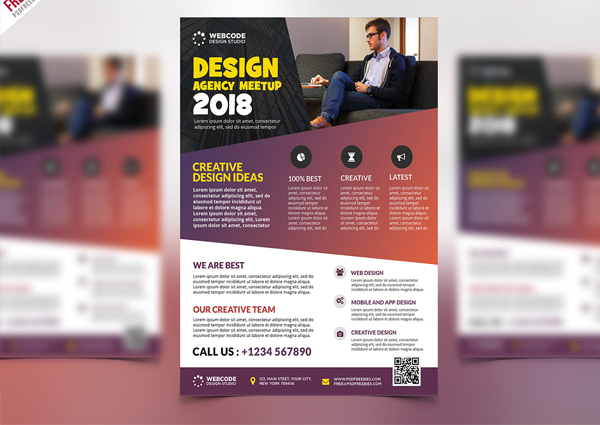 Free PSD Conference Announcement Flyer Template