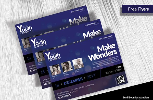 Free Youth Conference Christian Flyer Designs