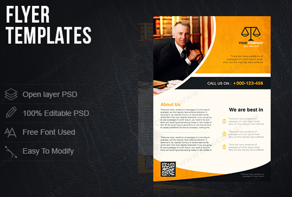 Lawyer Services Flyer Templates 