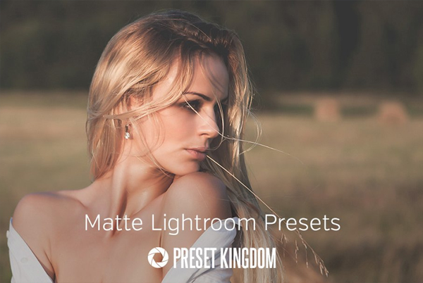 Matte Lightroom PSD Presets Design