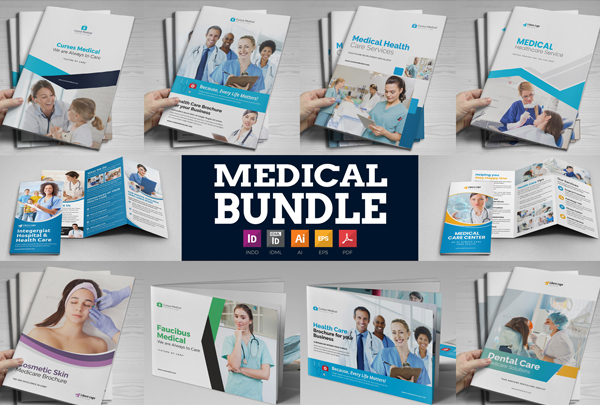 Medical HealthCare Brochure Bundle