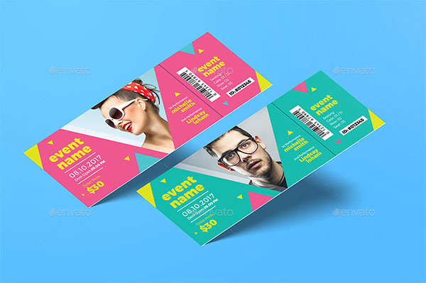 Photoshop Event Ticket Template