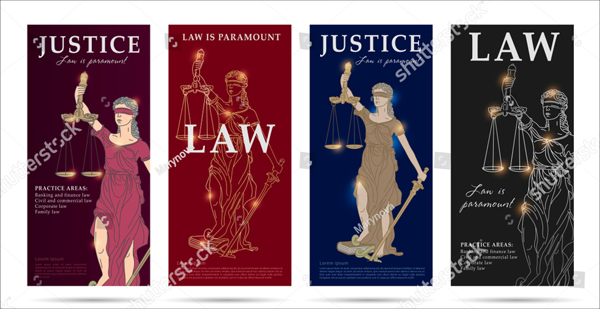 Law and Justice Set of Flyers