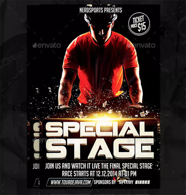 Special Stage Bicycle Sports Flyer