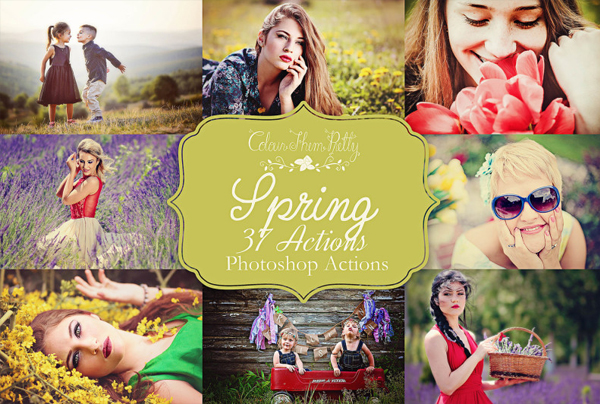 Spring Actions for Photoshop