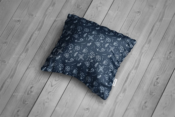 Square Pillow Mock-Up