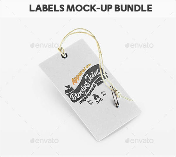 Apparel Label Tag Mockup Bundle