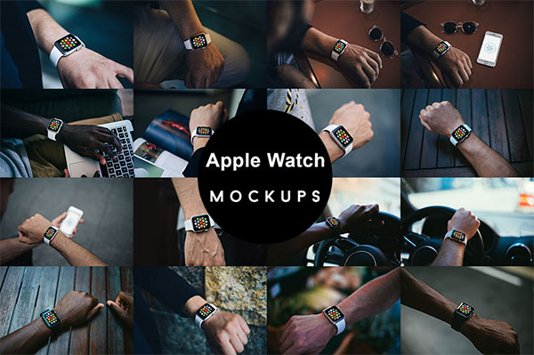 Best Free Apple Watch Mockup PSD