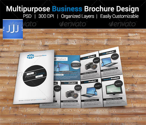 Bifold Product Brochure Template