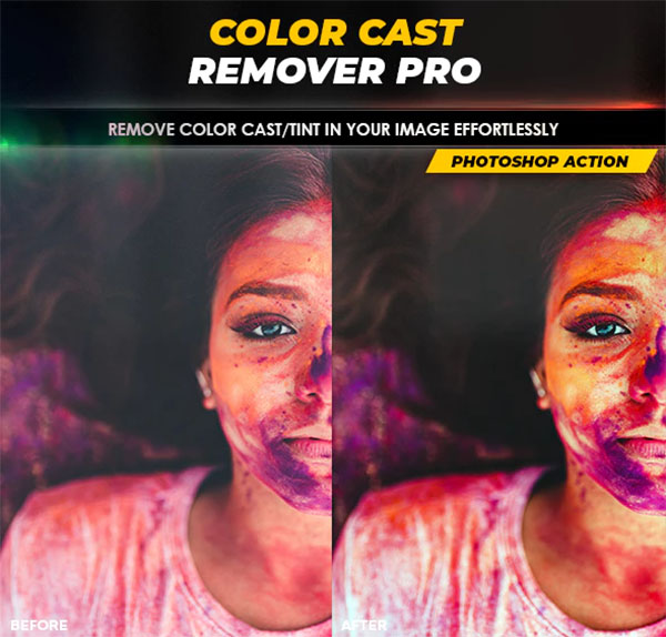 Color Cast Remover PRO Photoshop Action