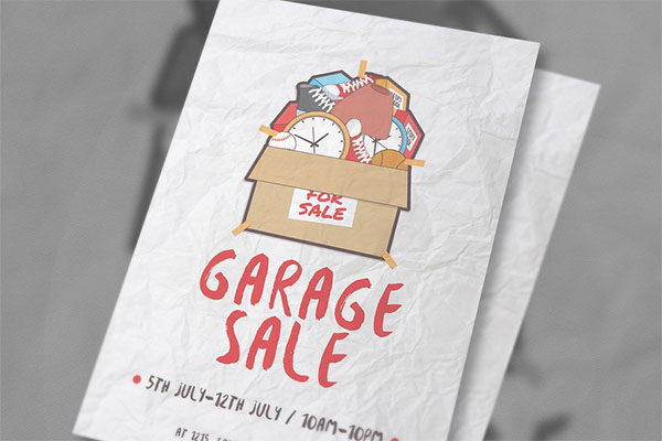 Creative Garage Sale Flyer