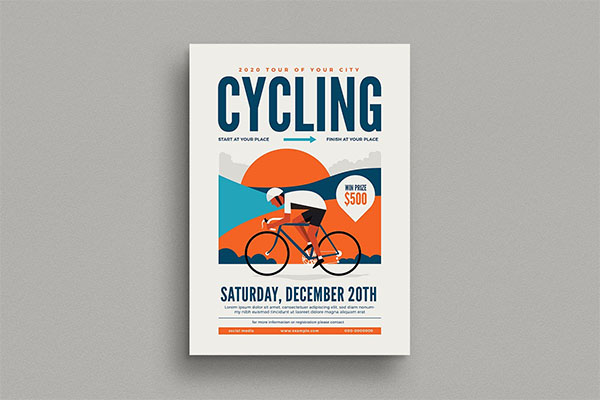 Cycling Flyer Design