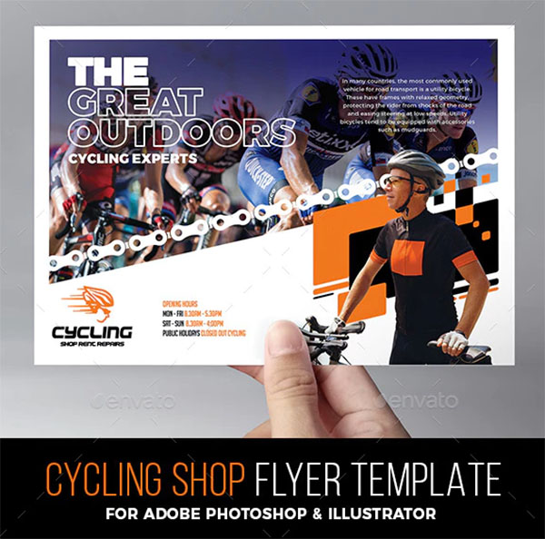 Cycling Shop Flyer Template