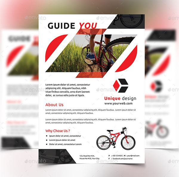 Cycling Sports Flyer Template
