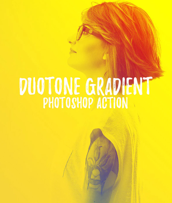 Duotone Gradient Photoshop Actions
