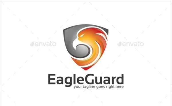 Eagle Guard PSD Logo Template