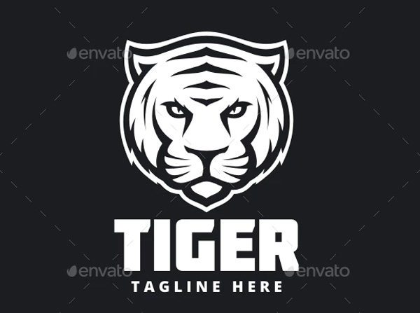 Editable Tiger Logo Design