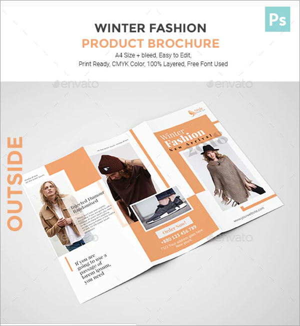 Fashion Product Brochure Template
