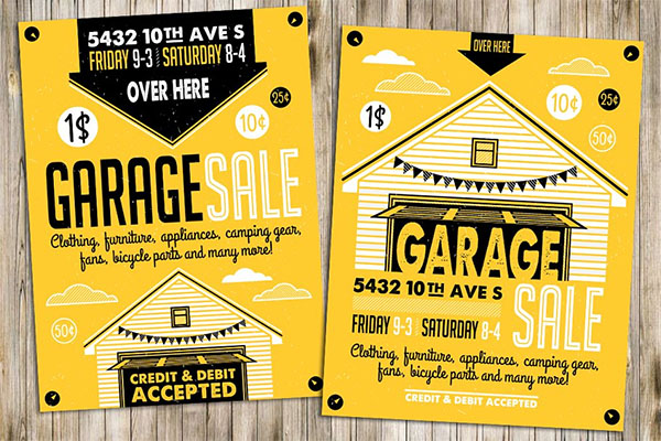 Garage Sale Flyer and Poster