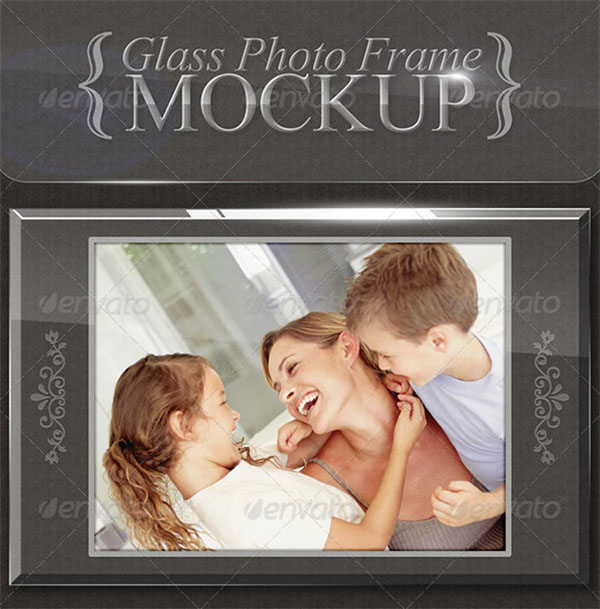 Glass Photo Frames - Mockup