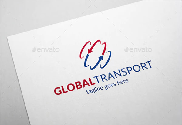 Global Transport Logo Design
