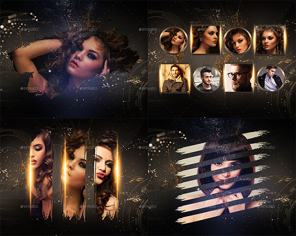 Photo collage template psd free. download full
