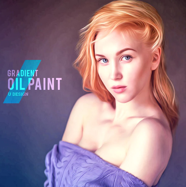 Gradient Oil Paint Photoshop Action