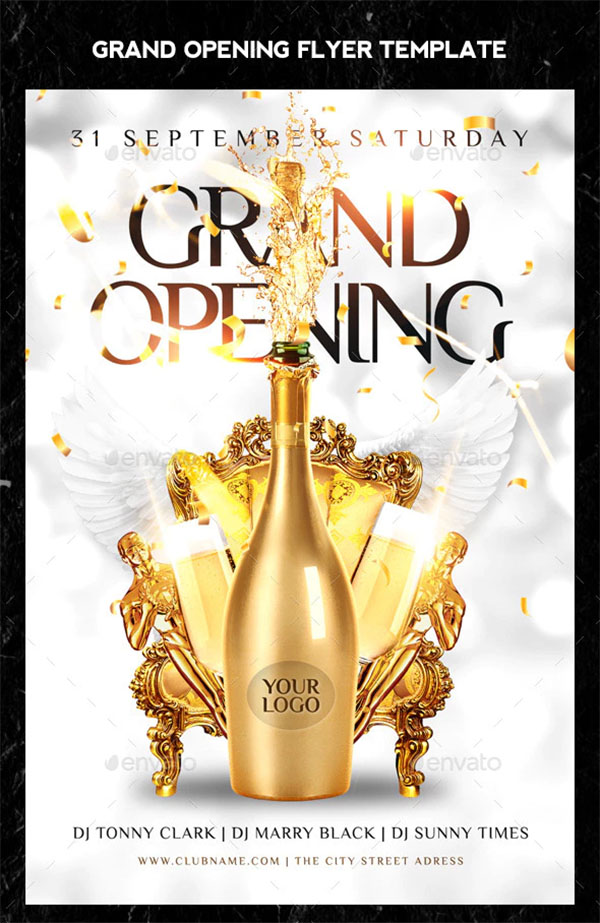Grand Opening PSD Flyer
