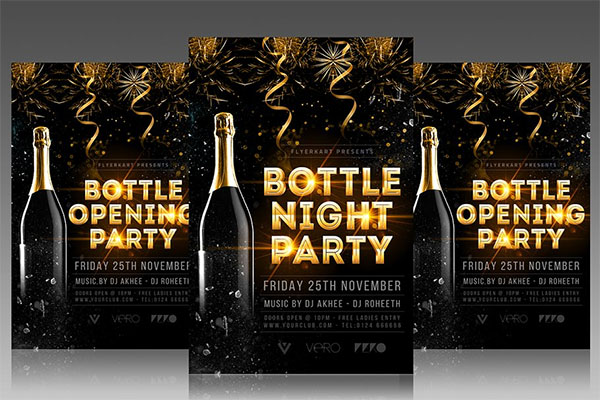 Grand Opening PSD Party Flyer