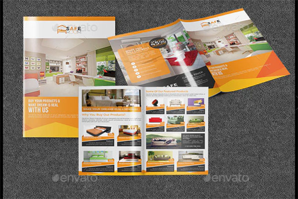 Interior Product Brochure Template