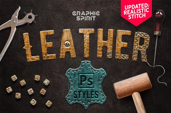 Leather Layer Styles For Photoshop