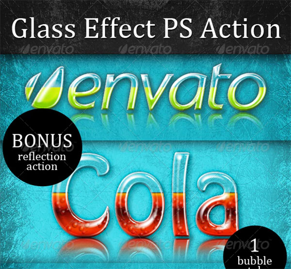 Liquid Filled Glass Effect Action
