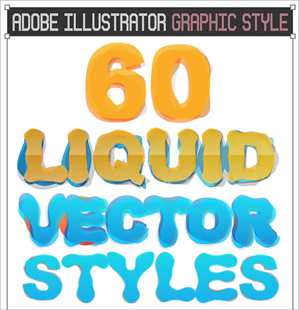 Liquid Vector Graphic Style